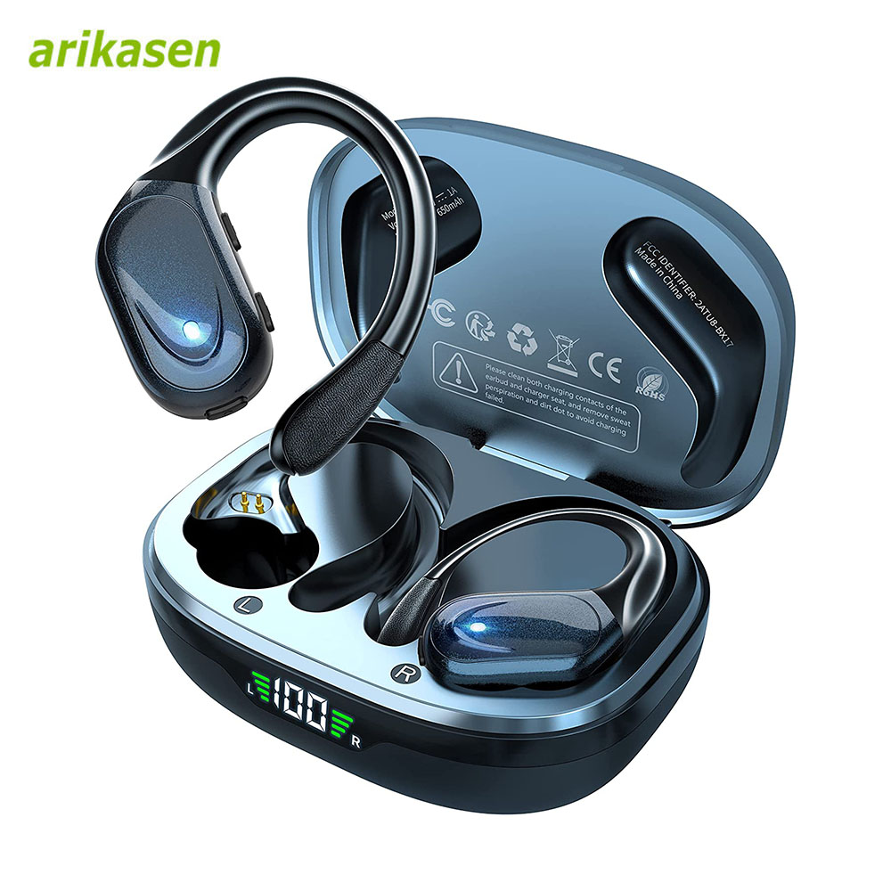 Bone Conduction Running Headphones - Wireless Earbuds Sport Bluetooth 5.3 Headphones