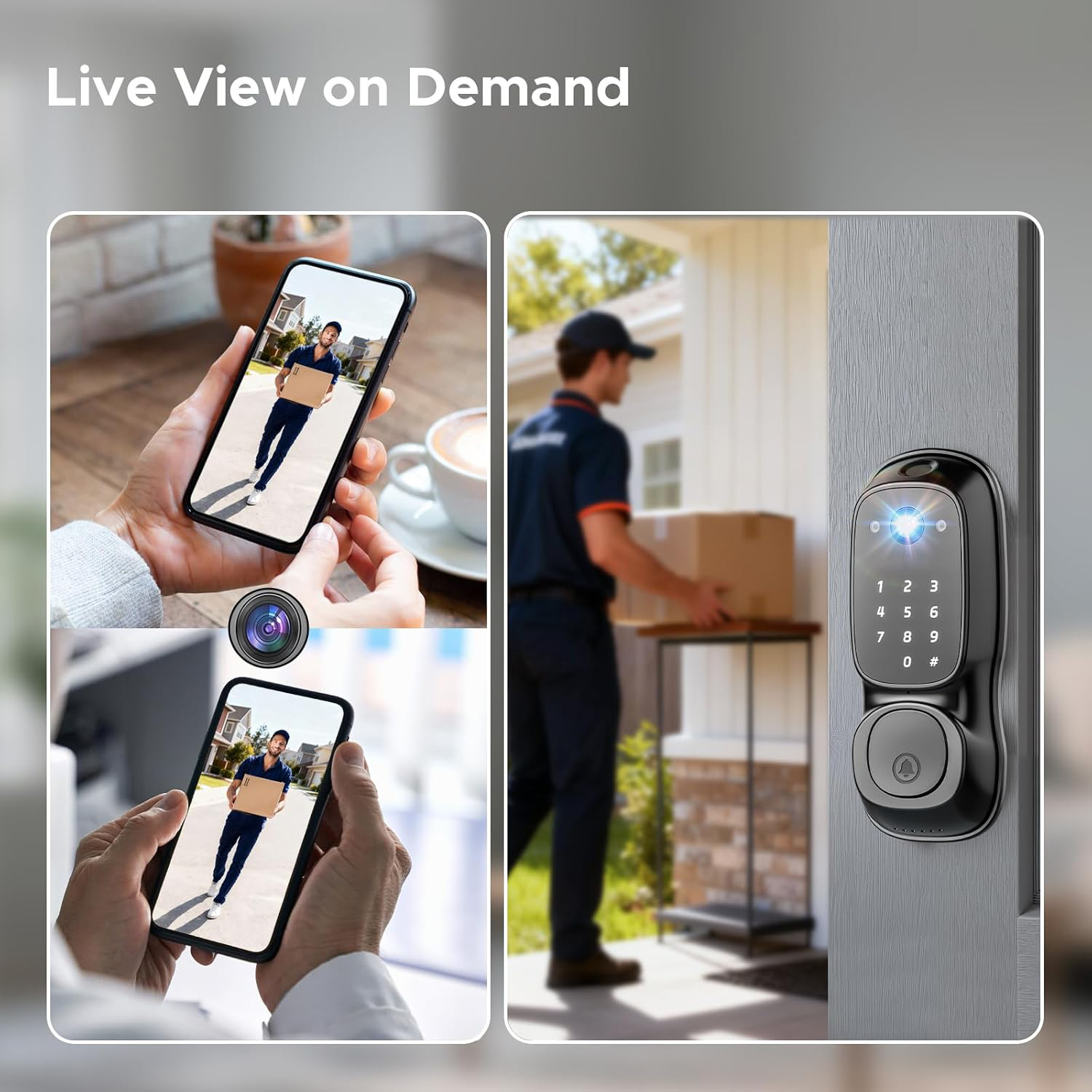Tuya Wifi Smart Door Lock ‎Cam - Cameras recension och pris