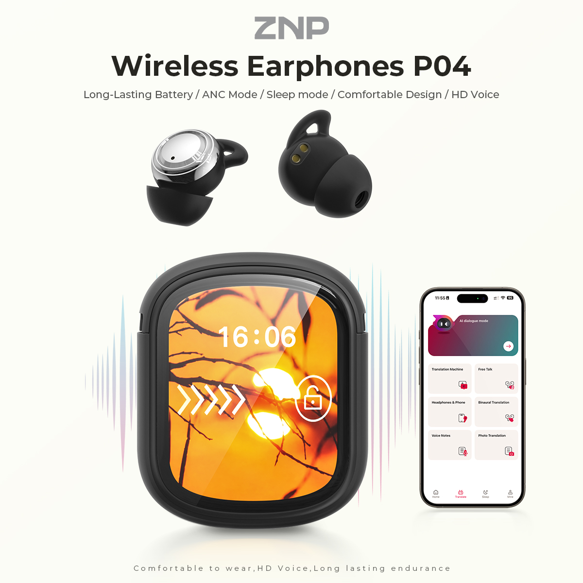 ZNP P04 Sleeping Aid Earbuds A - Headphones recension och pris