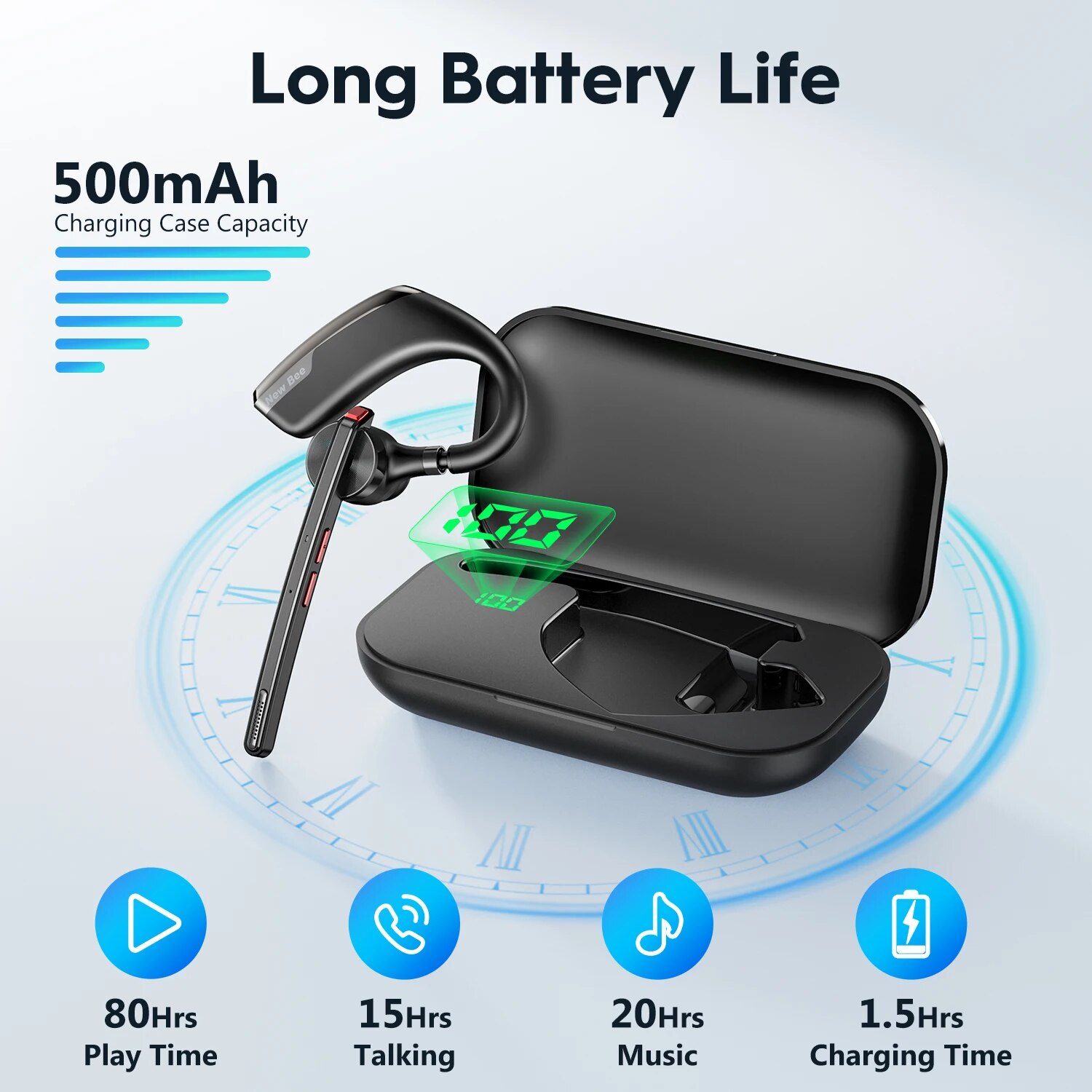 New Bee M51 Bluetooth 5.2 Wire - Type C Wired Earphones With Mic recension och pris