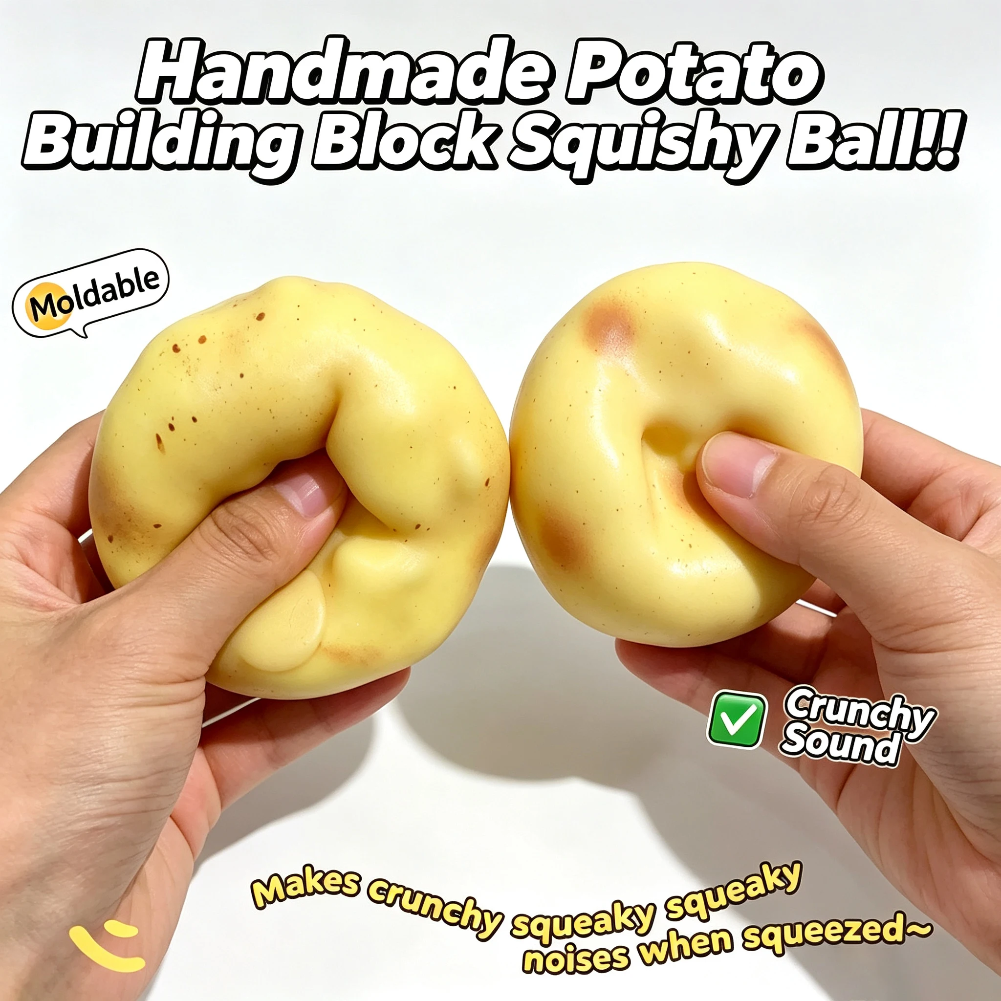 Crunchy Potato Squishy Stress  - Laptops recension och pris