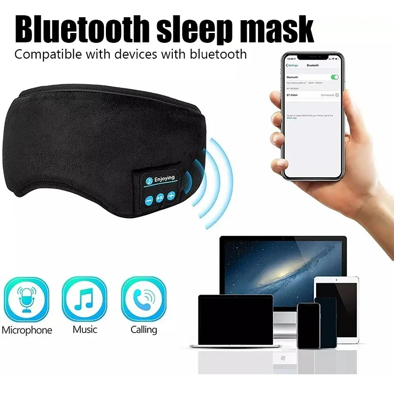 3D Eye Mask Bluetooth Headphon - Sleep Mask Headphones Bluetooth recension och pris