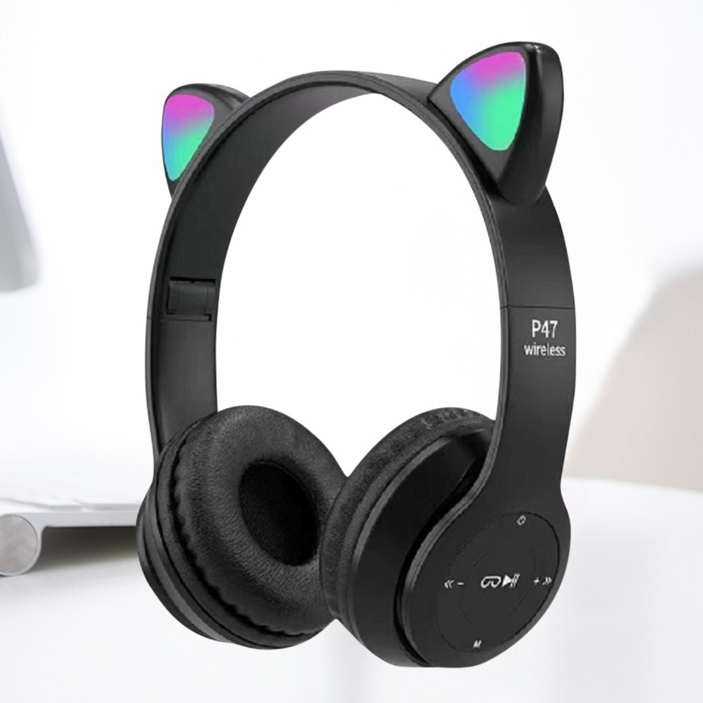 Cute Cat Ear Bluetooth Headpho - Cat Ear Bluetooth Headset Led recension och pris