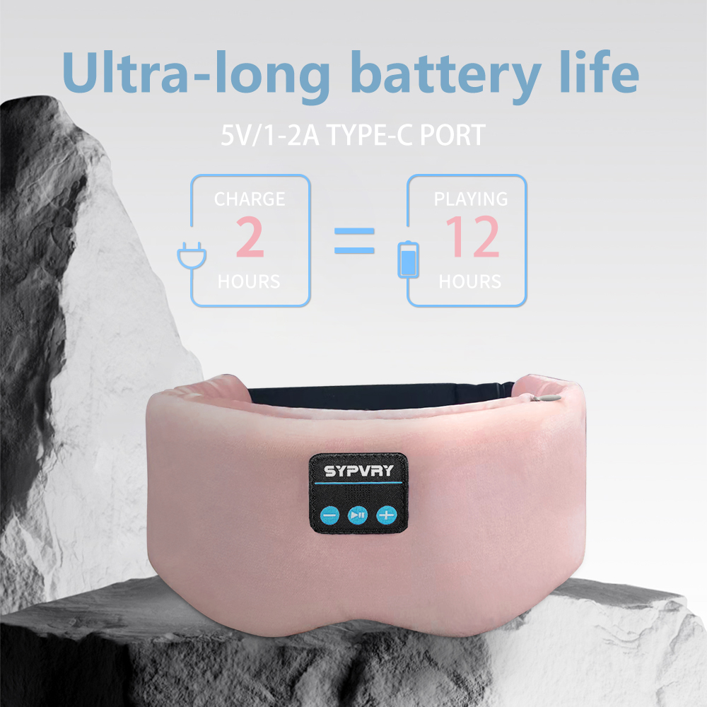 Ultra Soft Bluetooth Sleeping  - Sleep Mask Headphones Bluetooth recension och pris
