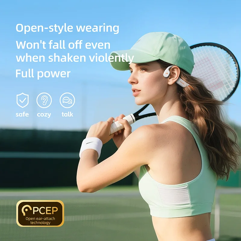 POLVCDG X9 Bone Conduction Ear - Type C Wired Earphones With Mic recension och pris