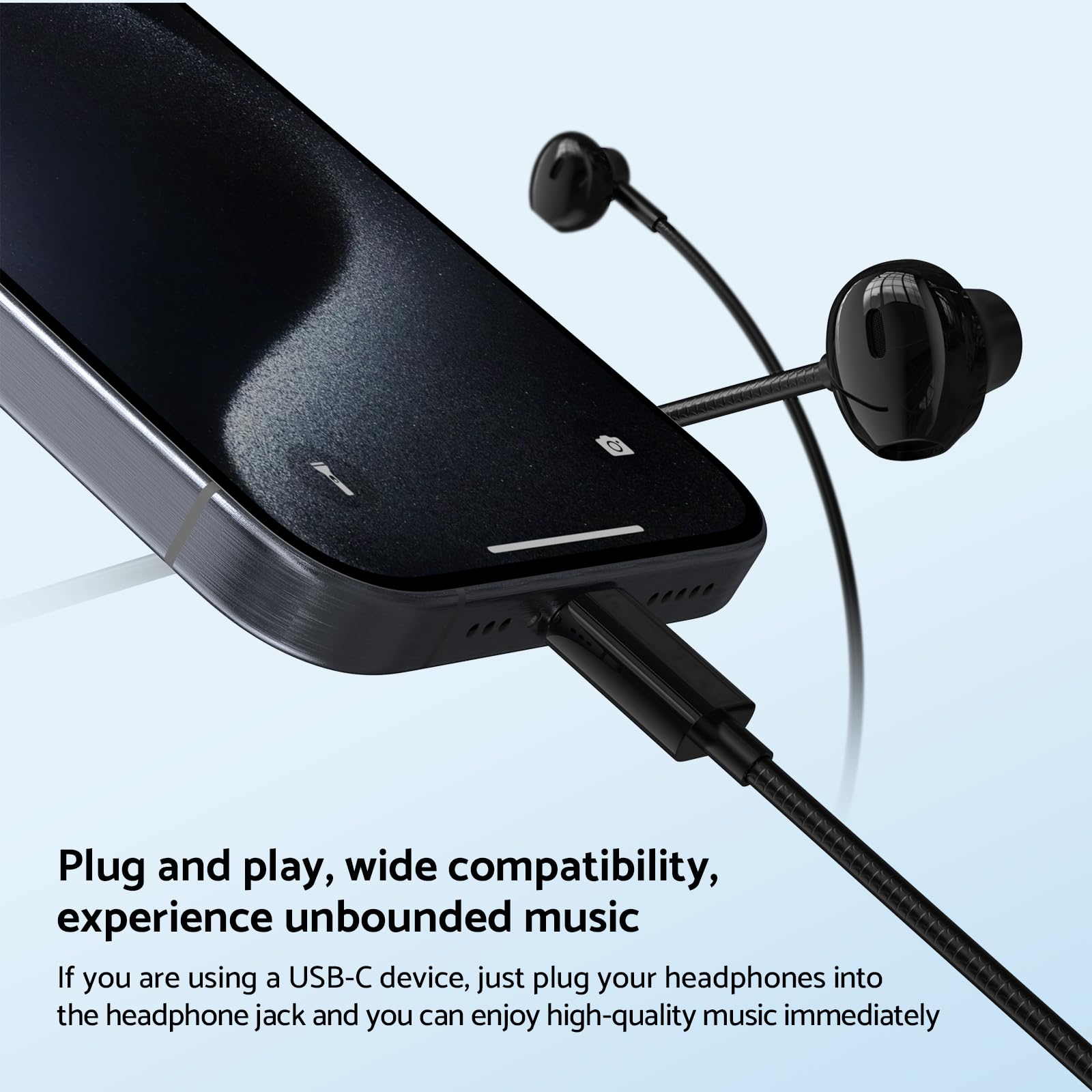 9D Bass Stereo Type C and 3.5m - Type C Wired Earphones With Mic recension och pris