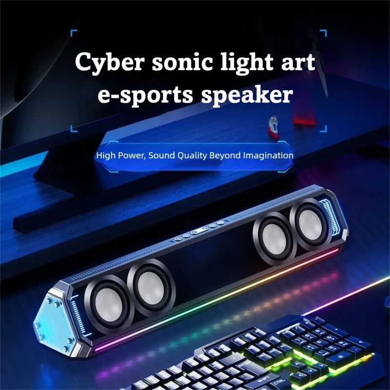 Gaming Soundbar with RGB Light - Rgb Computer Soundbar For Pc recension och pris