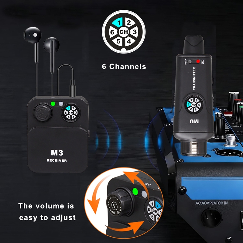 In-Ear Wireless Monitoring Ear - In Ear Monitors For Singers recension och pris