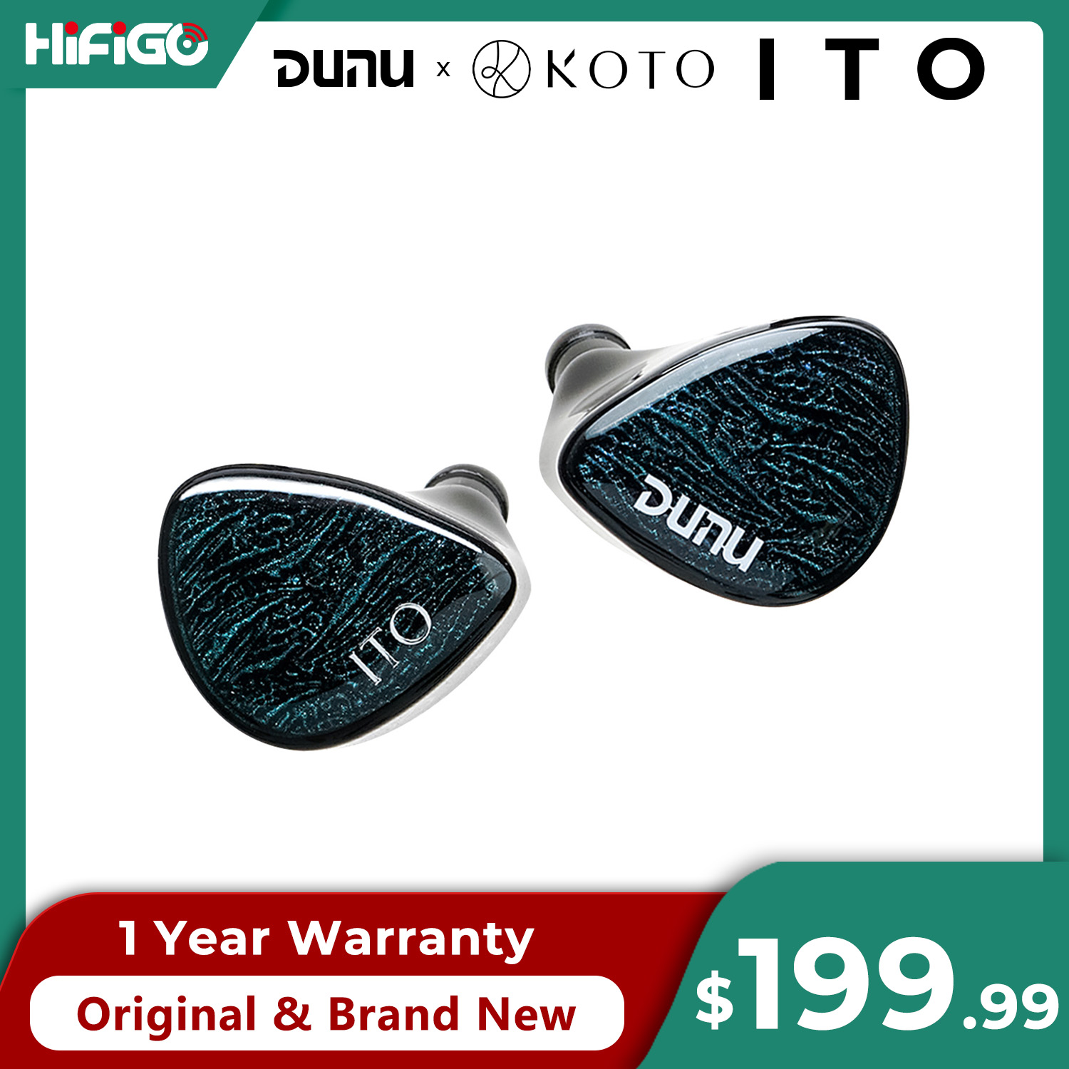 DUNU X KOTO ITO In-ear Earphon - Planar Magnetic Iem Earphones recension och pris