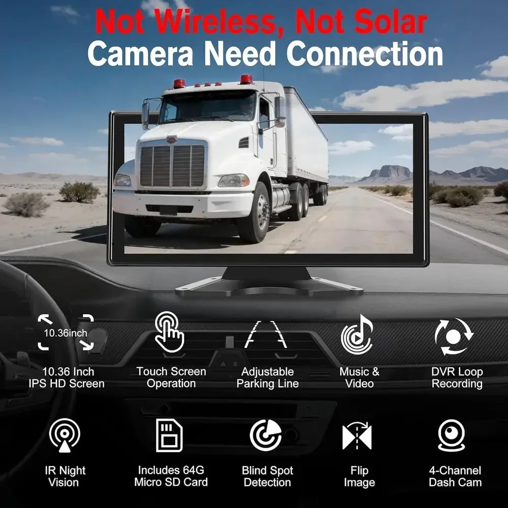 Truck RV Backup Camera System, - Cameras recension och pris