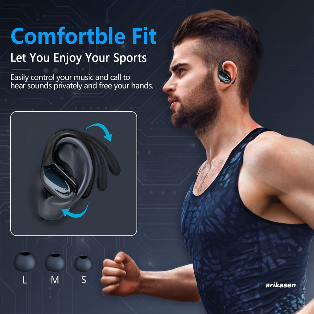 Wireless Earbuds Sport Bluetoo - Bone Conduction Running Headphones recension och pris