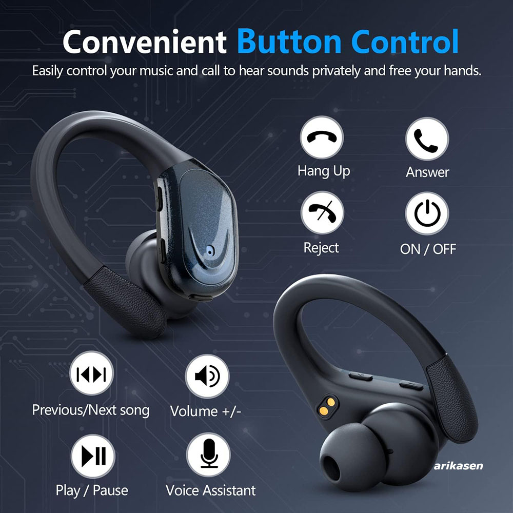 Wireless Earbuds Sport Bluetoo - Bone Conduction Running Headphones recension och pris