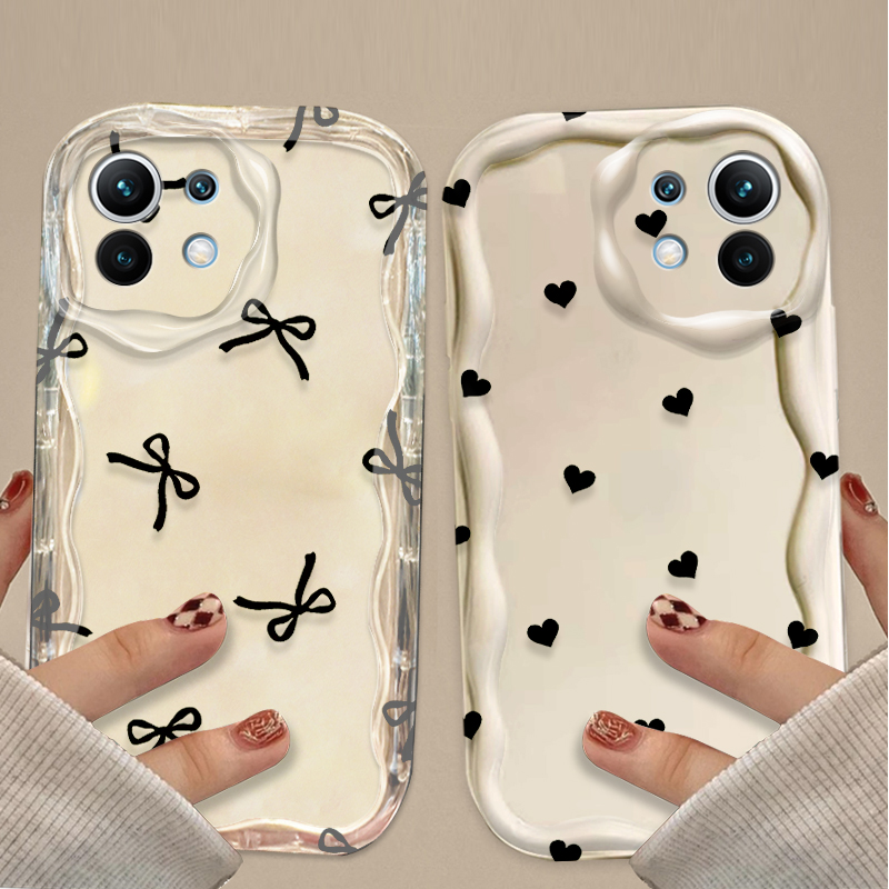 Black Bowknot love Heart Case  - Tablets recension och pris