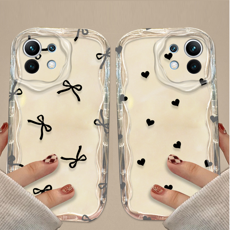 Black Bowknot love Heart Case  - Tablets recension och pris