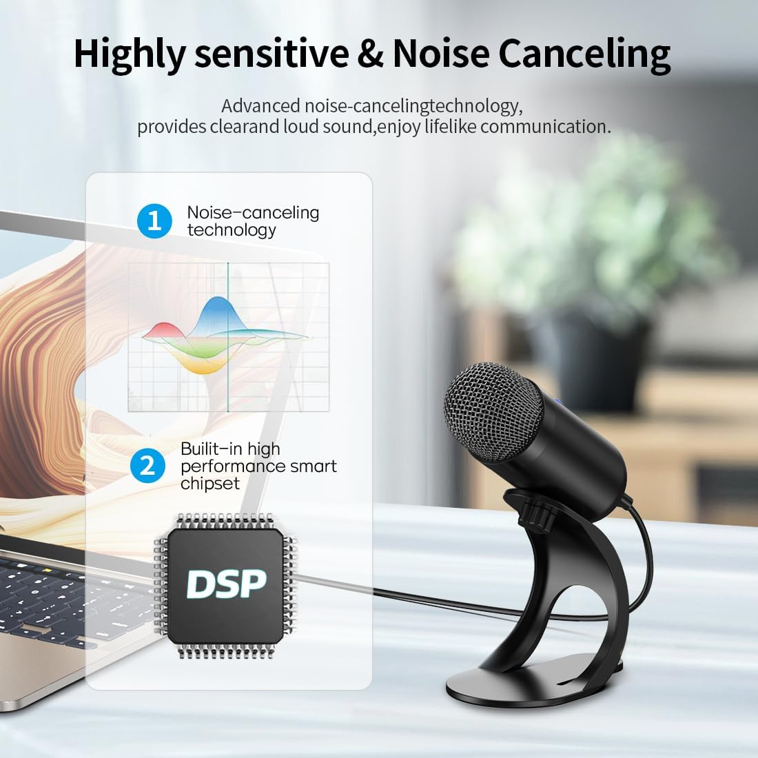 Professional USB Microphone Co - Tablets recension och pris