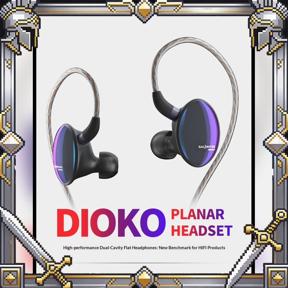 7Hz x Crinacle Dioko Planar Ma - Planar Magnetic Iem Earphones recension och pris