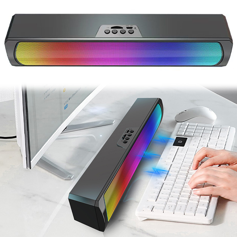 Portable Computer Sound Bar Sp - Rgb Computer Soundbar For Pc recension och pris